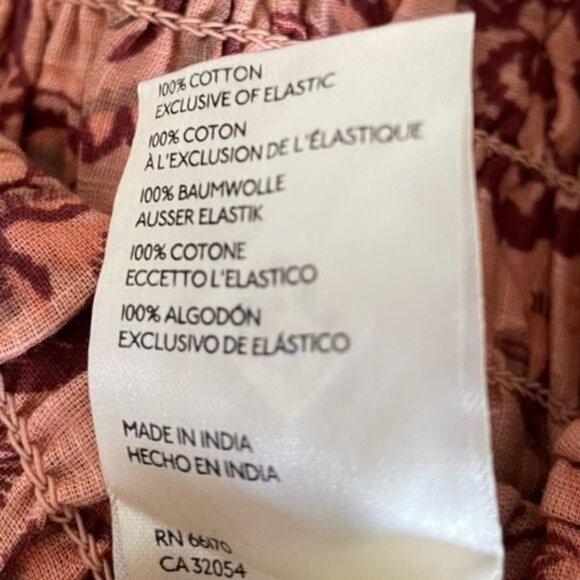 Free People Smock It To Me Floral Mini Dress Size Large NWOT - Picture 12 of 13